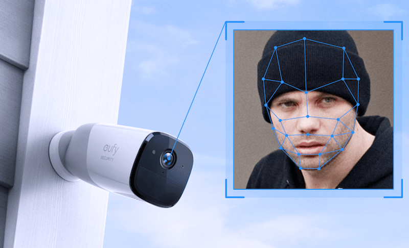 camara seguridad reconocimiento facial